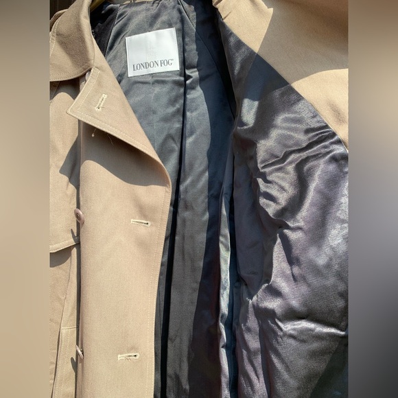 NWT vintage wool gabardine trench coat - Picture 12 of 16